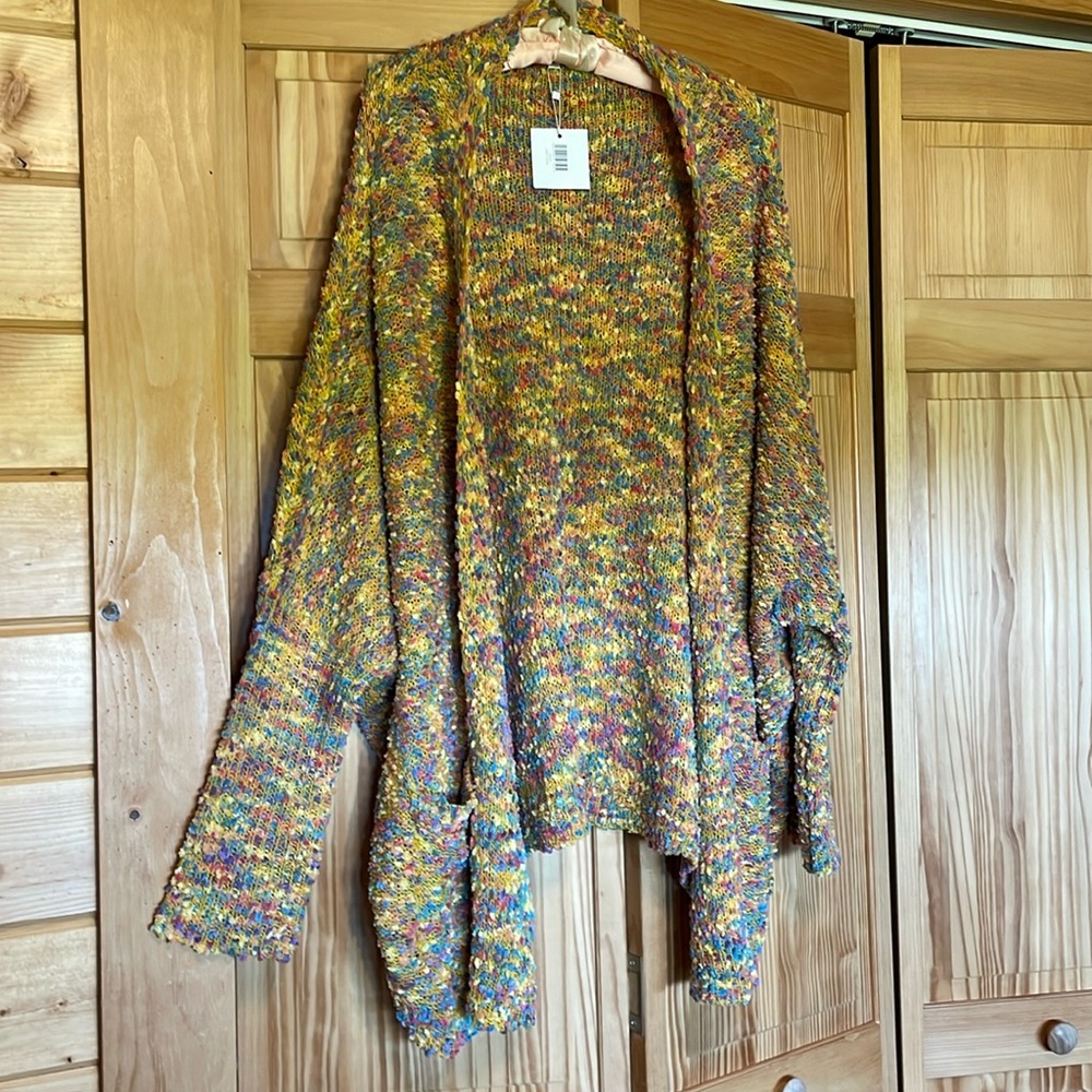 Multi colored sweater